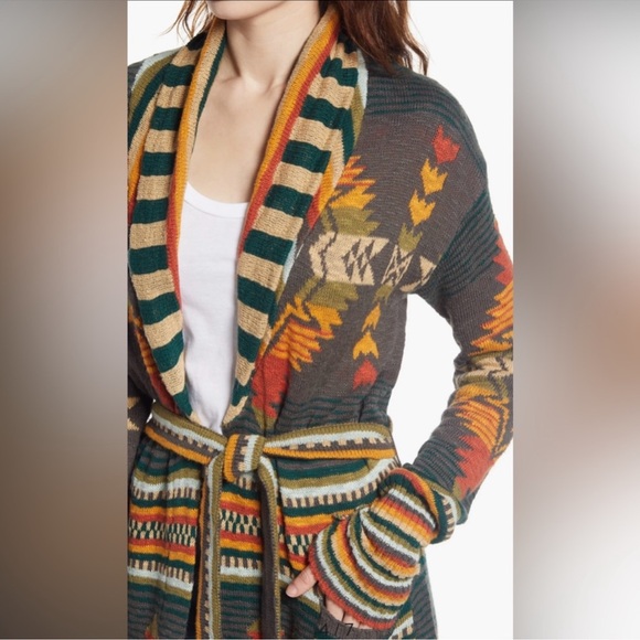 Faherty Paloma Duster Cardigan Sweater Valley Multi
Aztec Size Small - Picture 3 of 14